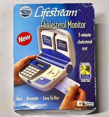 Lifestream Cholesterol Monitor LSP 3100 Smart Card, SoftClix Both NOT TESTED
