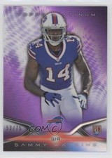 2014 Topps Platinum Rookies Purple Refractor 53/75 Sammy Watkins #119 b3f