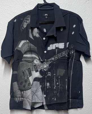 Stussy x Bob Marley Rastafari Men s S Rayon Button Up Short Sleeve Rare Limited