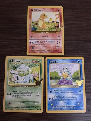 Pokémon TCG CELEBRATIONS 25th Anniversary Kanto First Partner Pack Jumbo Promo