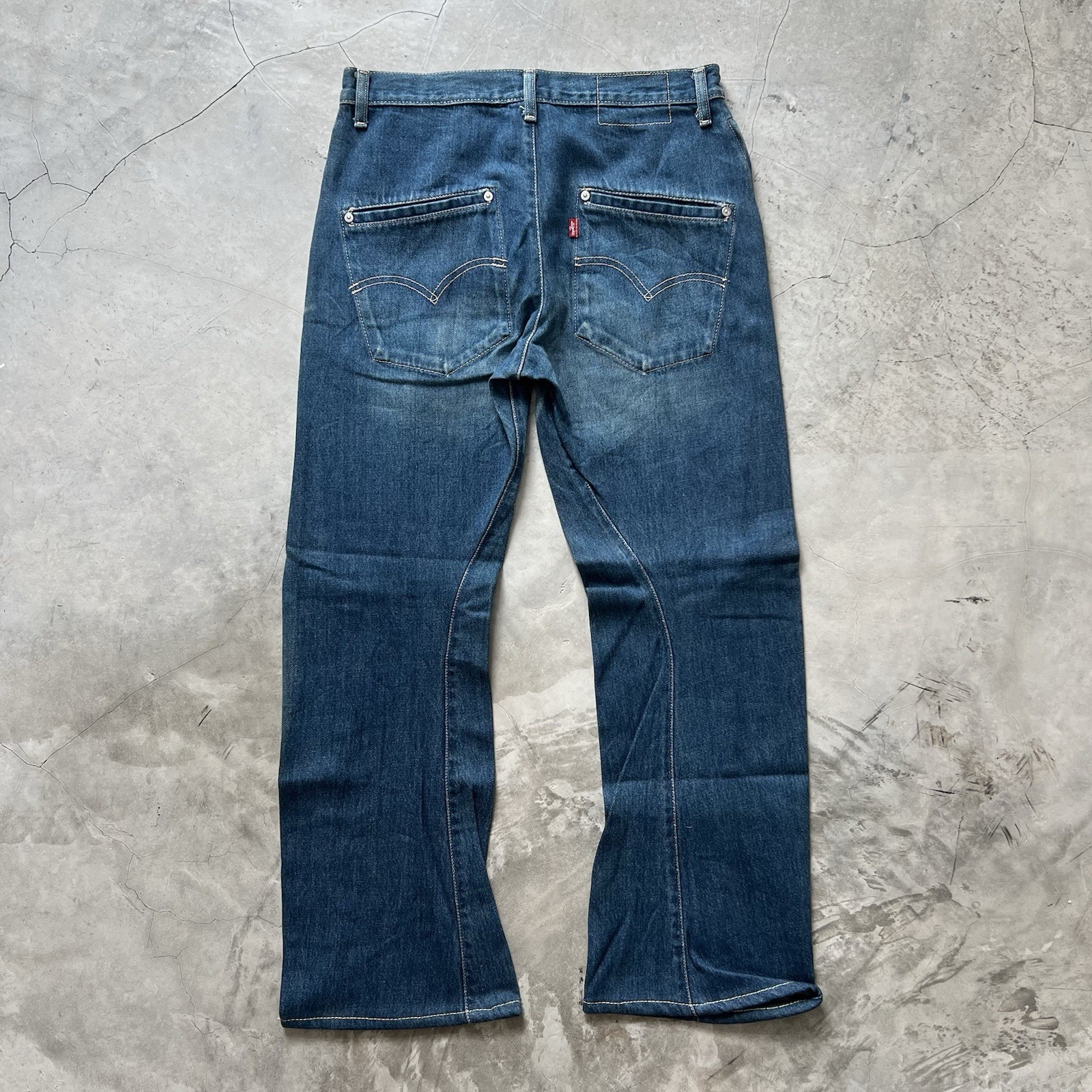 Vintage Levis Engineered Twisted Jeans Mens Tag W30 A… - Gem