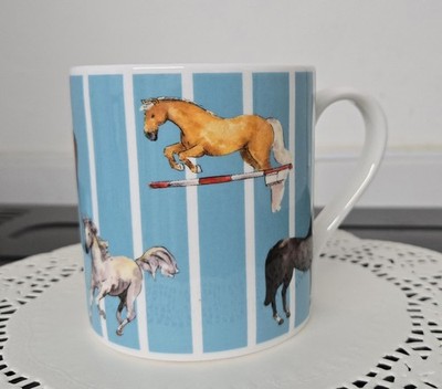 Milly Green British Design Tasse verschiedene Ponys / Pferde handverziert