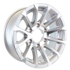 Aluminum Trailer Wheel 16x6 16 Inch Avalanche 6 Lug On 5.5 Inch Center Rim Aluminum Trailer Wheel 16x6 16 Inch Avalanche 6 Lug On 5.5 Inch Center Rim