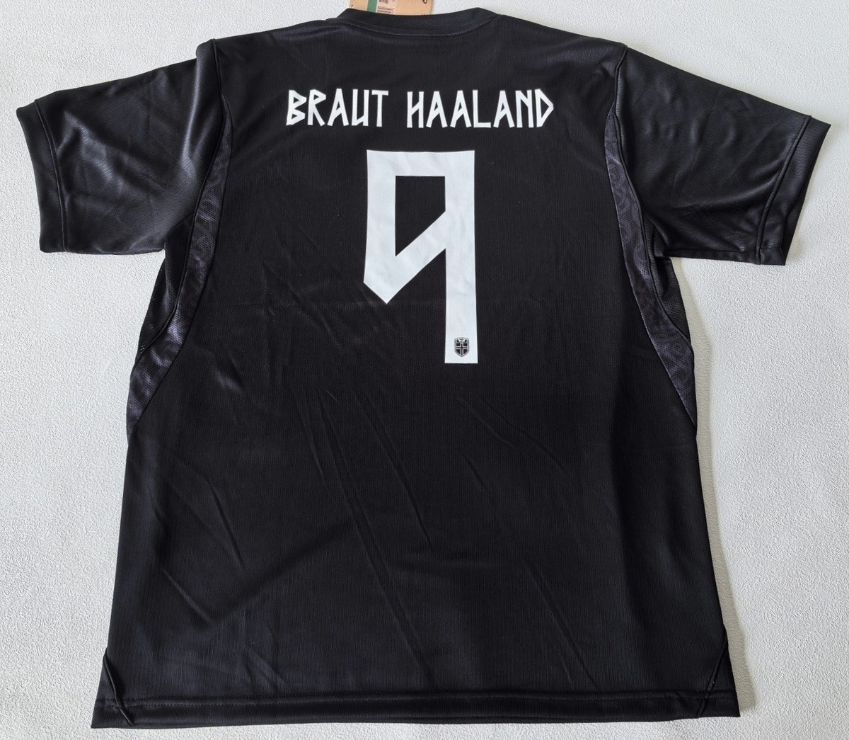 Nike Haaland 9 ユニフォーム ブラック Erling Haaland #9 Norway Black Jersey - Large | eBay