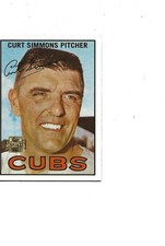 2001 ARCHIVES 1967 DESIGN CUBS CURT SIMMONS