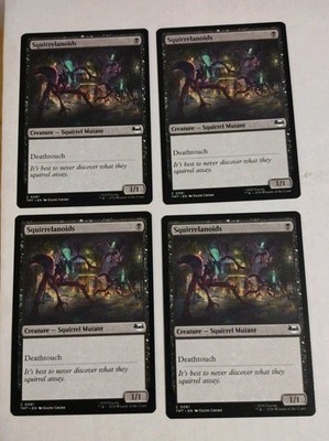 MTG Teenage Mutant Ninja Turtles: Squirrelanoids Common x4 NON FOIL
