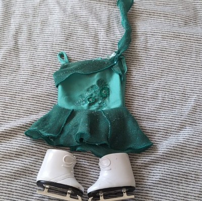 American Girl Mia's Performance Outfit Ice Skating Dress FLAW TLC for 18'' Doll
