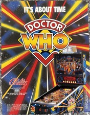 Bally Pinball Original Brochure Flyer DR. WHO