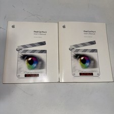 Apple final cut pro 4 manual Volume 3 4 set of Two books