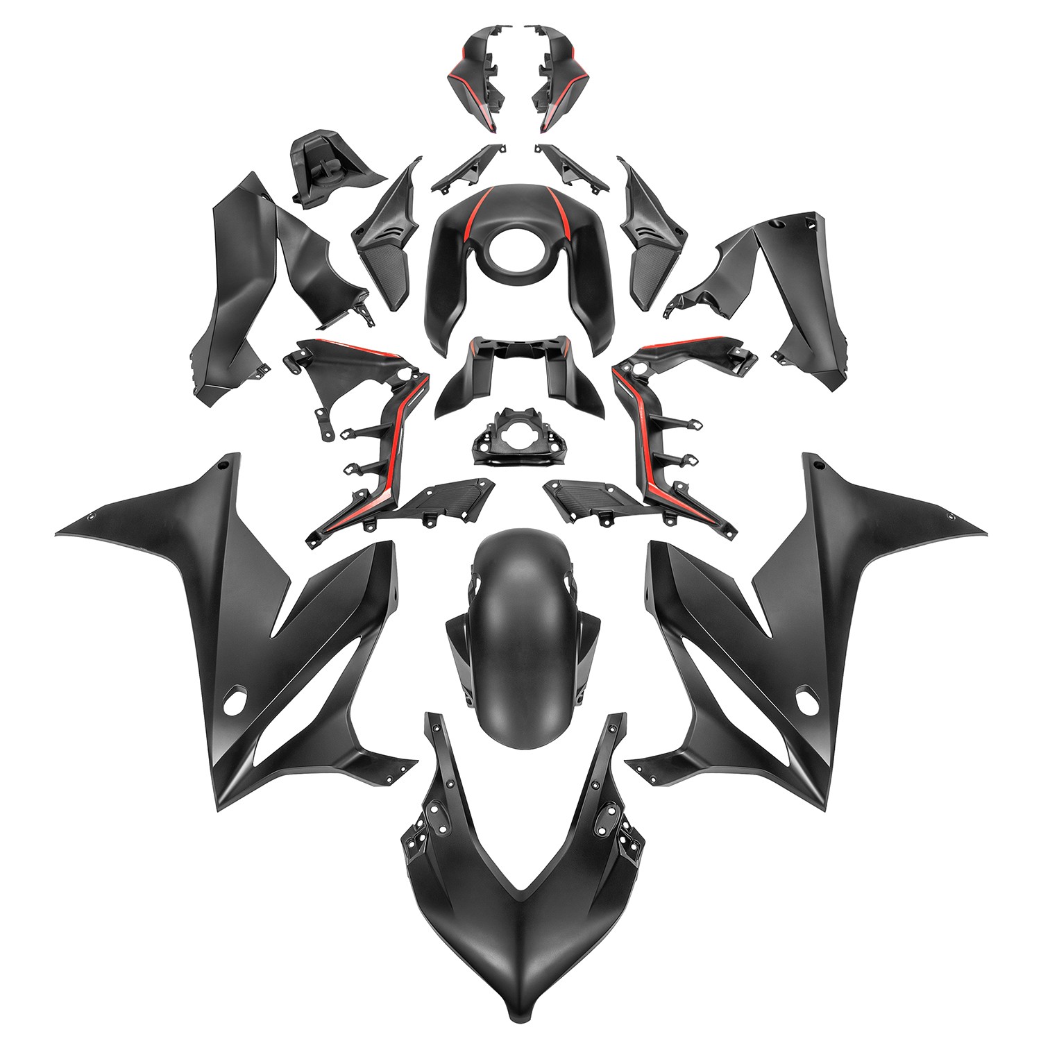 Injection Molding ABS Bodywork Panel Fairing Kits For Honda CBR650R 2021-2023