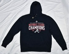 Fanatics Atlanta Braves 2021 National League Champions Sweatshirt L Large Navy