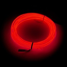 Neon LED Lights Glow EL Wire String Strip Rope Tube Party Decor USB Controller