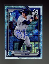 Ben Rice Bowman Chrome 2024 Mojo Refractor Auto