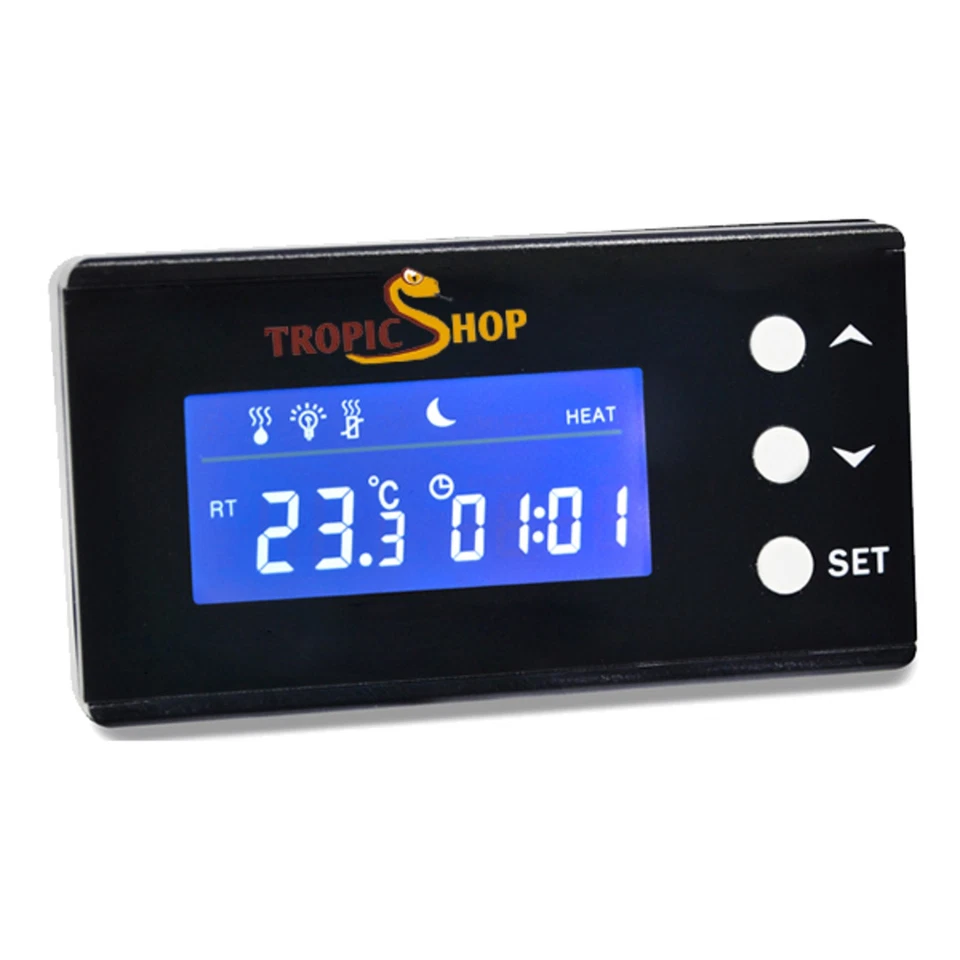 TROPIC SHOP Temperatur Control Pro dimmend - Digitale Temperatursteuerung für das Terrarium