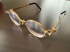 Jean Paul Gaultier 56-4178 Round Eyeglasses Gold Frame Japan