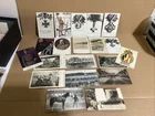 Lot 20 Vintage WWI WWII Military Postcards Germans Groups Soldiers Guns Medals