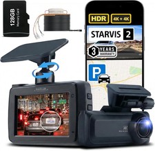 DR52 Dual 4K Front  Rear Dash Cam with STARVIS 2 Night Vision, Built-in Wi-Fi