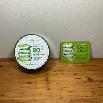 Nature Republic Soothing Moisture Aloe Vera Gel 92% 300 ml K-Beauty Skincare 