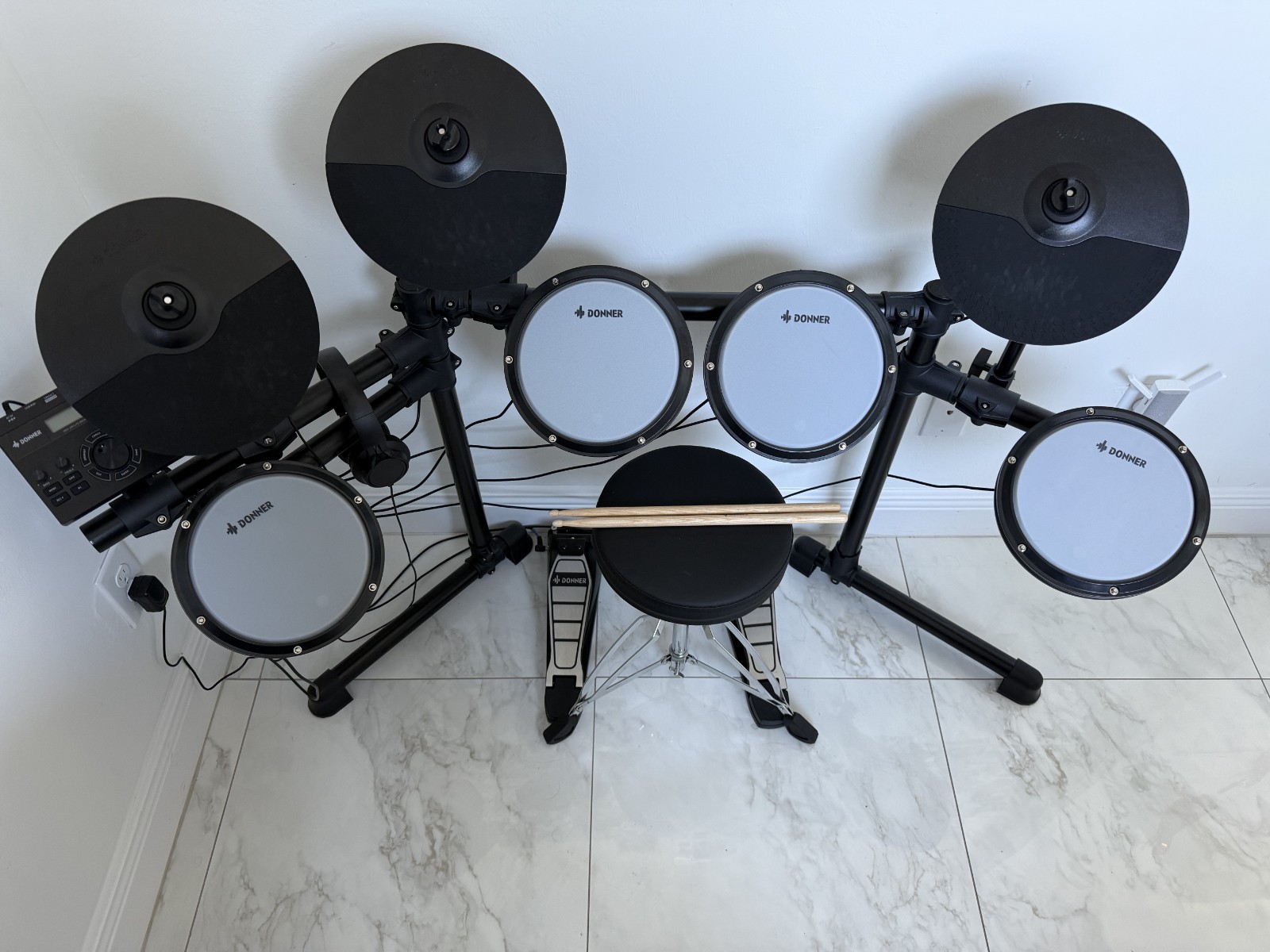 Donner DED-200 LITE Electronic Drum Kit for Adults Beginner