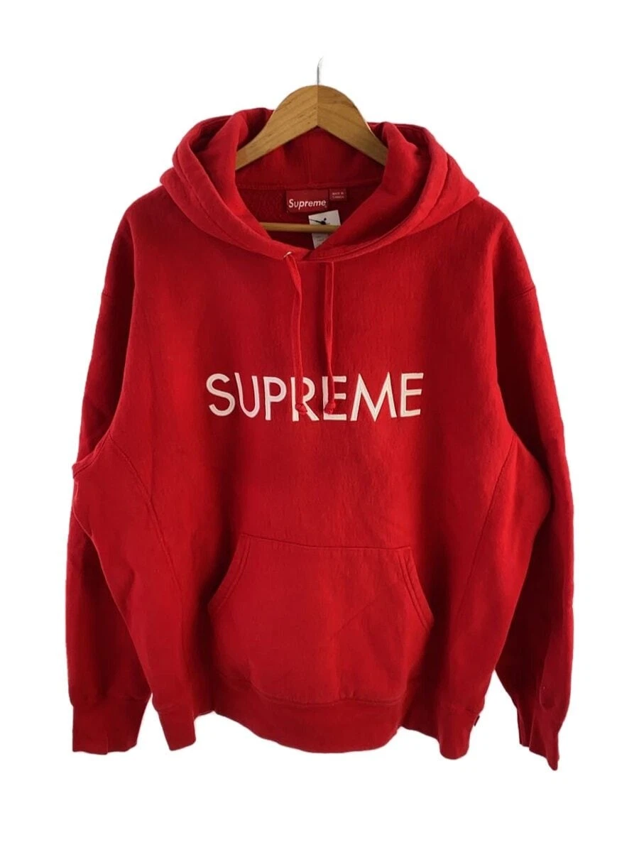 Sweat à capuche Supreme rouge XL occasion