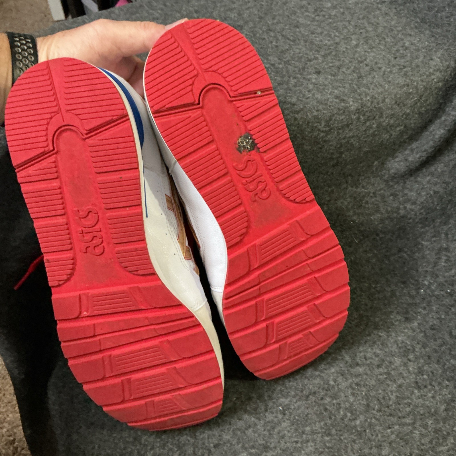 ASICS Gel Lyte 1 'White Pure Gold' Sneakers (Model 1201A517-100). Men's Size 12 thumbnail 8