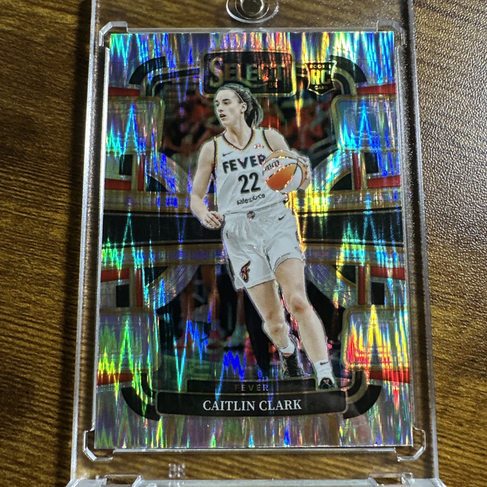 2024 Panini Select WNBA Caitlin Clark RC Silver Flash Prizms Concourse #72 Fever
