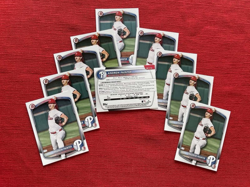 Andrew Painter 2025 Bowman Prospect Baseball Cards #BP-116 Phillies (lot of 10)