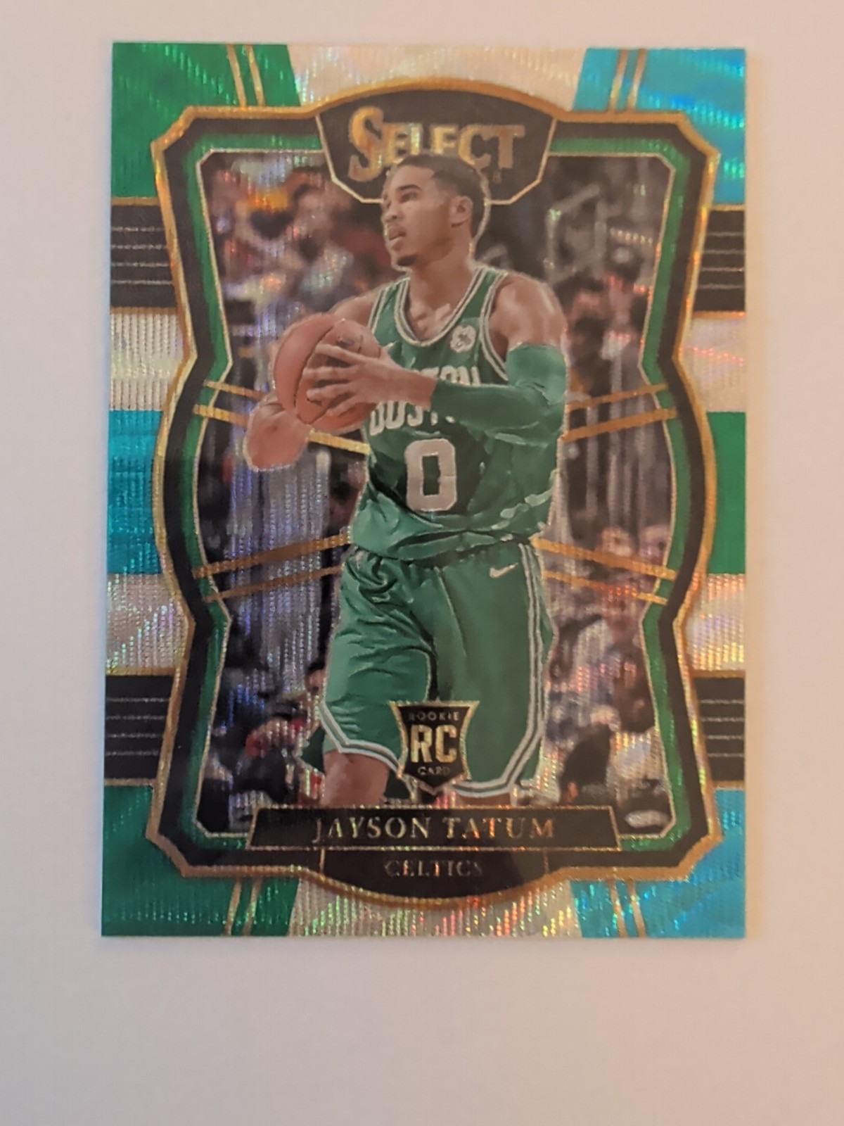 2017 Panini Select Jayson Tatum Premier Level Tri Color Prizm  Rookie RC