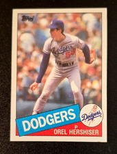1985 Topps Baseball Orel Hershiser #493 Los Angeles Dodgers 85 ROOKIE RC