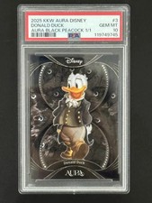 2025 Kakawow Aura Disney Aura Black Peacock 1/1 Donald Duck Case Hit PSA 10 -II