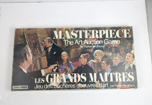 Parker Brothers Masterpiece Art Auction Vintage Board Game
