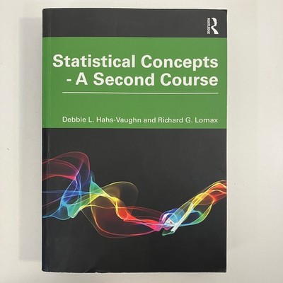 Statistical Concepts A Second Course Hahs-Vaughn & Lomax Routledge 2020 TPB