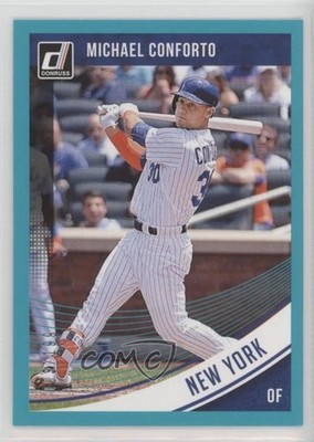 2018 Panini Donruss Teal Border /199 Michael Conforto #145 11pj