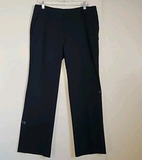 Michael Kors Navy Blue Flat Front Wide Leg Trousers Pants Size 10