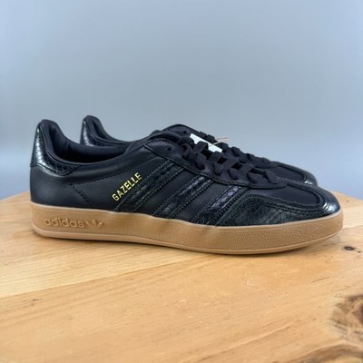 adidas gazelle silver green womens adidas Gazelle Indoor (Core Black/Gum) 6.5