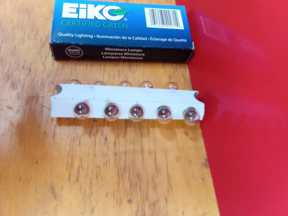 Lâmpadas em miniatura verdes 1445 com certificação EIKO, novo estoque antigo, frete grátis - Imagem 3 de 4