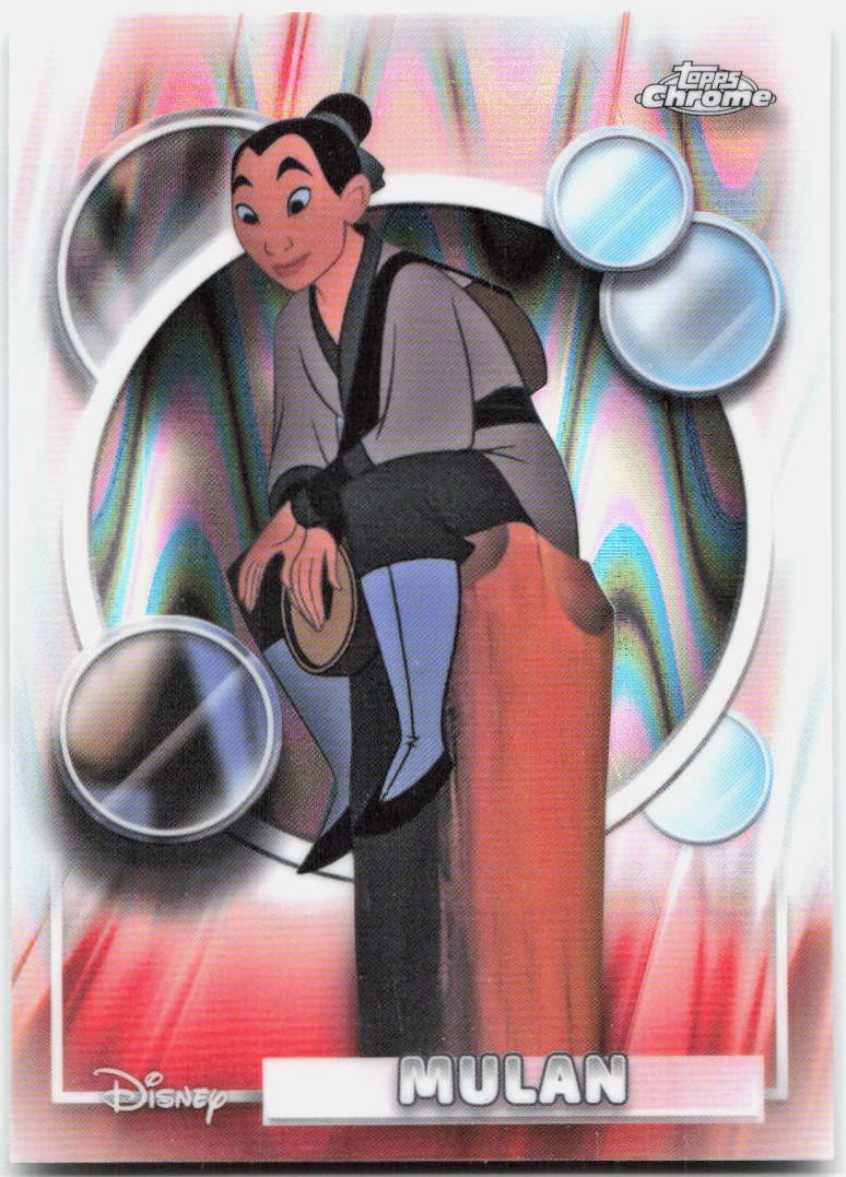 Mulan Raywave Refractor Topps Chrome Disney - Raywave Refractor 129 NM