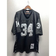 Oakland Raiders Bo Jackson Jersey NFL Throwbacks Mitchell & Ness 1987 Size XL