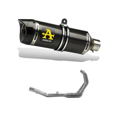 ARROW Thunder Auspuffkit Carbon Carby Kappe Für Yamaha 900 MT09 2021-2023