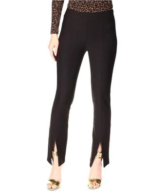 Michael Kors Pantalones Ajustados Acampanados Con Hendiduras Negro XL - Imagen 1 de 3