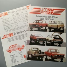 1984 FSO 1300/1500 Pickup & Polonez Brochure + Price List – Good Condition
