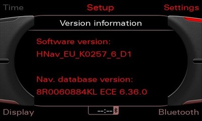 Audi MMI 3G HIGH   Firmware + Navigation Update 6.36.0  Final Version 