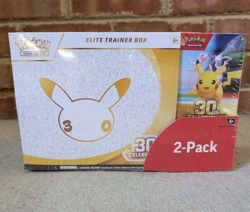 Pokemon 30th Celebration Elite Trainer Box + Booster Bundle Costco 2-Pack Sealed - product listing photo