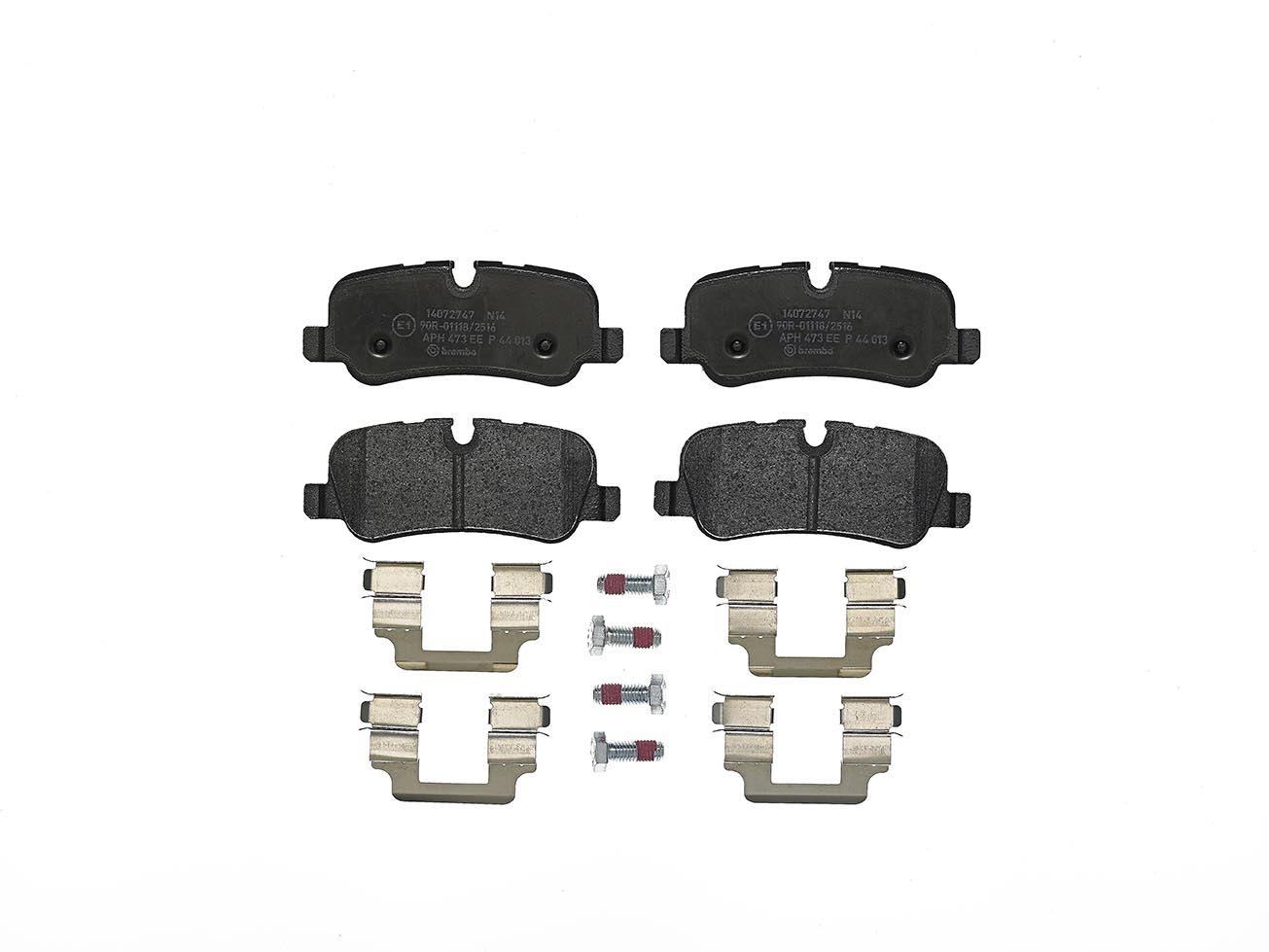 Brembo Bremsbelagsatz P 013, Hinten Größe 44 P 44 013 - Bild 4