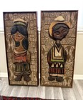 Witco Carved Figures Framed Wall Art Panels — photo 2