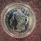 1891 Morgan Silver Dollar $1 Coin 0.9 Fineness Liberty Head Eagle Reverse