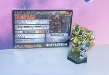 BATTLETECH TEMPLAR MECH [DAVION DAWN GUARD] (CATALYST, PLASTIC, PAINTED)