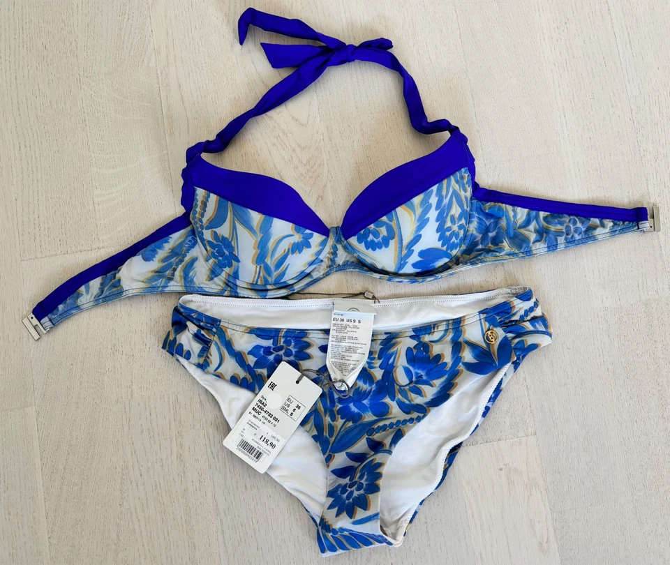 Bogner Bikini Ober 36B und Unterteil Gr. 36 S NEU