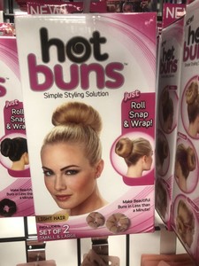 Hot Buns For Hair As Seen On Tv 2 Boxes Dark Hair Ebay