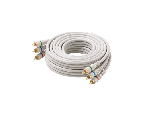 12ft Python 3-RCA Gold Plated Component Video Cable DVD HDTV 254-512IV